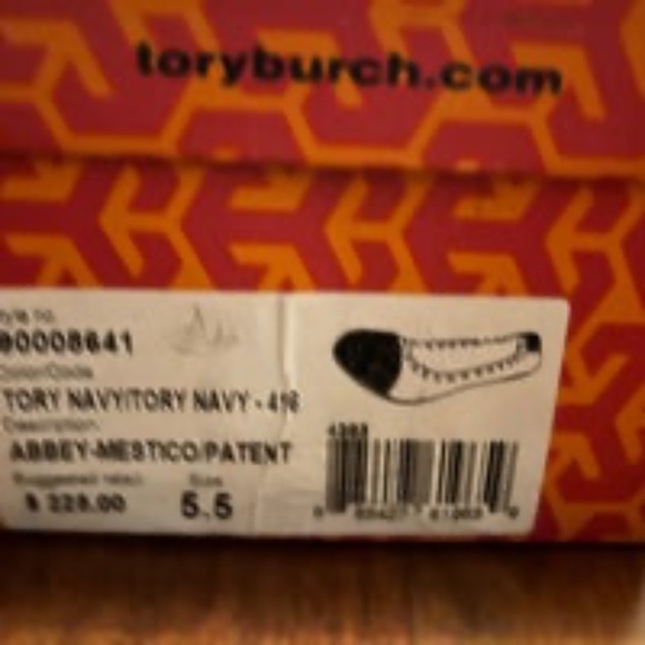 Tory Burch Abbey Ballet Flat - Navy - Size 5.5 - Picture 4 of 4